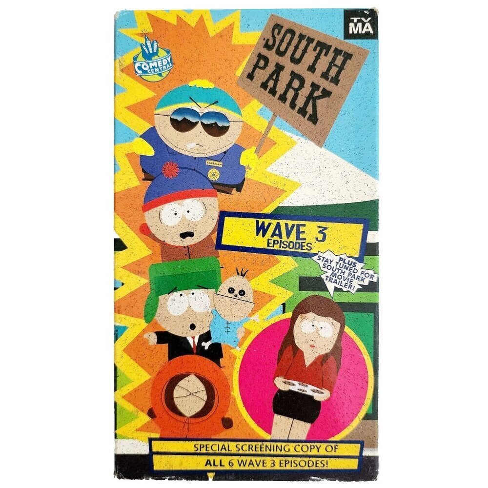 1998 South Park Wave 3 VHS Special Screening Copy Promo w/ Movie Trailer E59